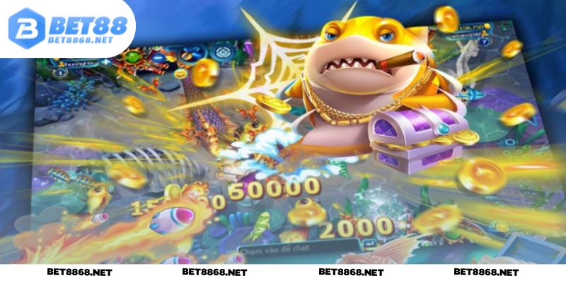 Trò chơi Fish Hunter có mức thưởng đa dạng từ nhiều sinh vật